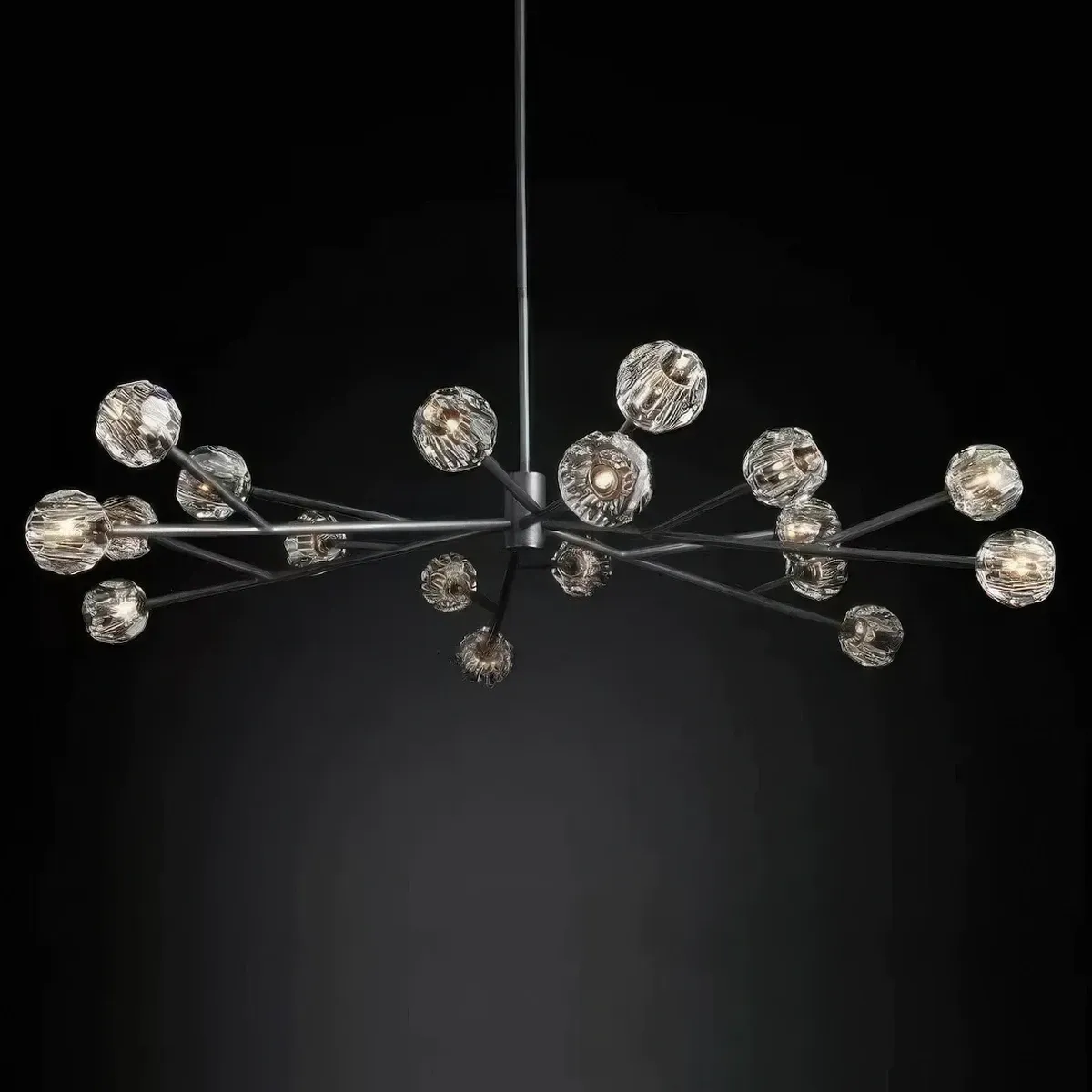 Boule De Cristal Glass Round Chandelier