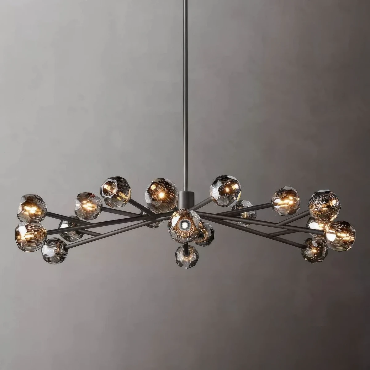 Boule De Cristal Glass Round Chandelier