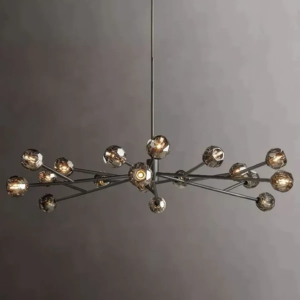 Boule De Cristal Glass Round Chandelier