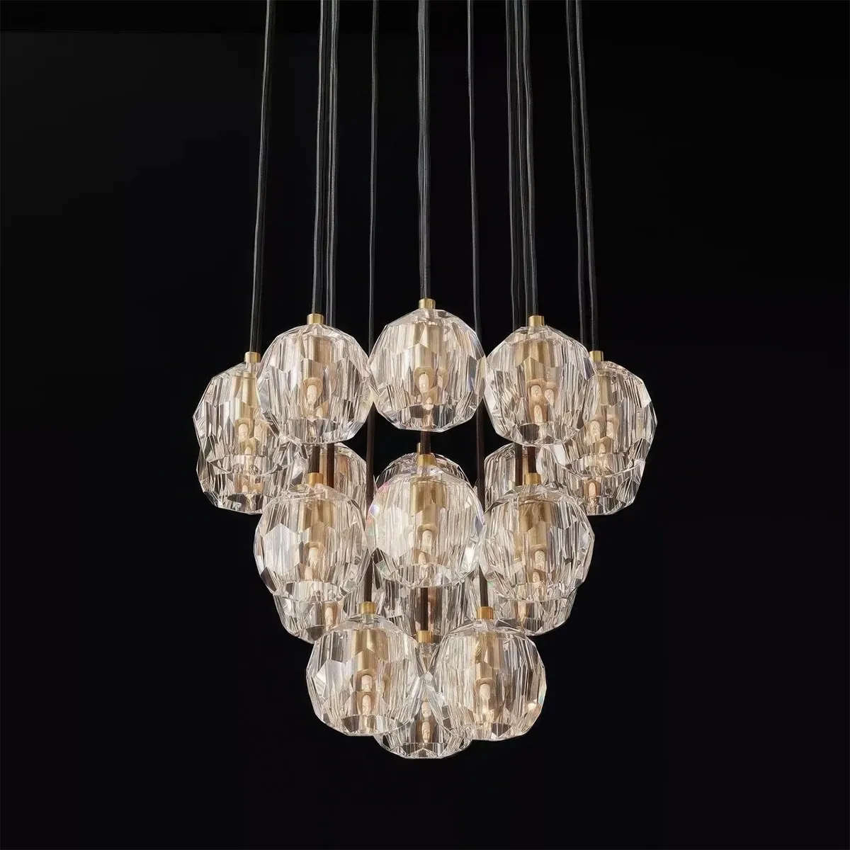 Boule De Cristal Round Cluster Chandelier