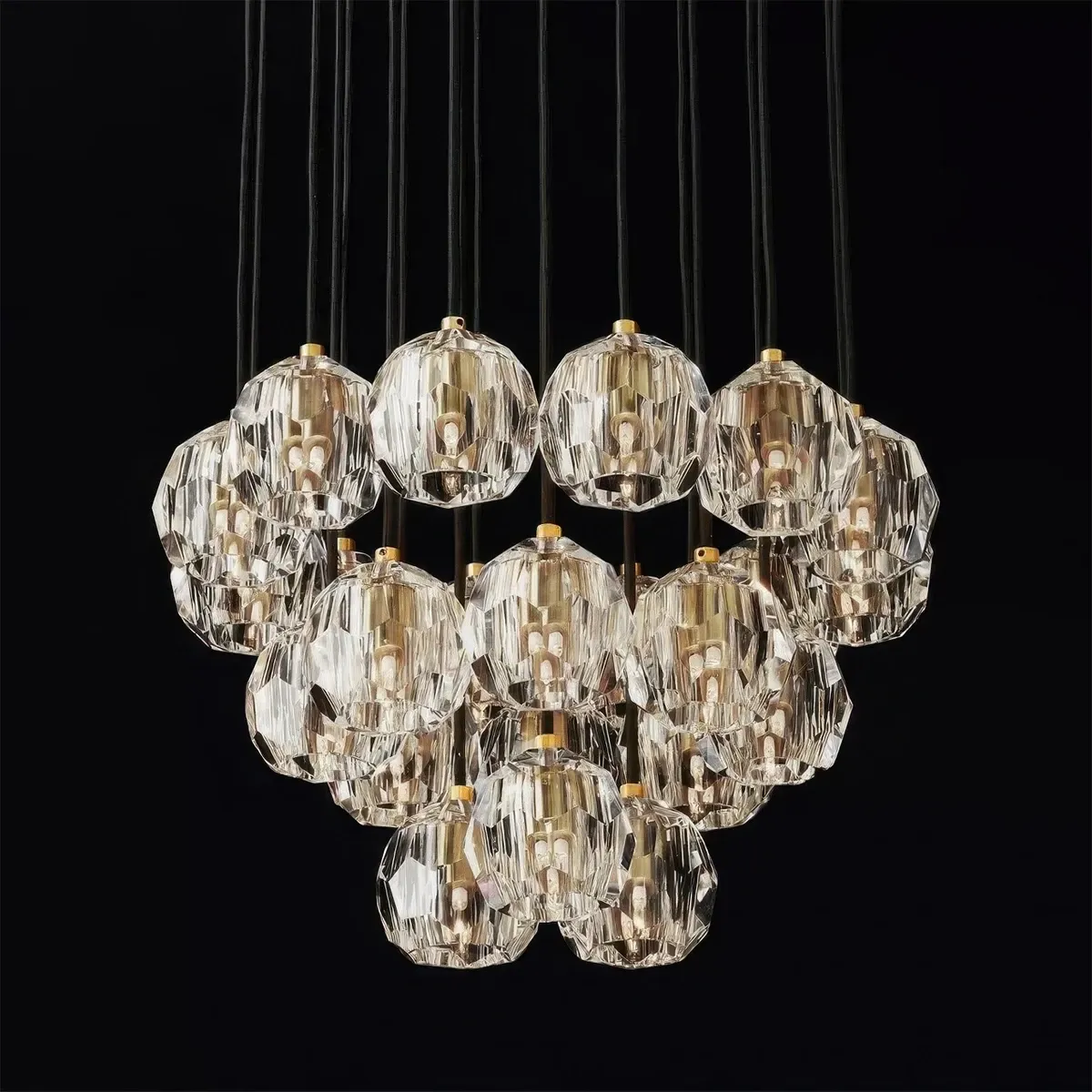 Boule De Cristal Round Cluster Chandelier