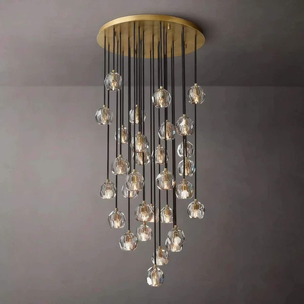 Boule De Cristal Round Cluster Chandelier