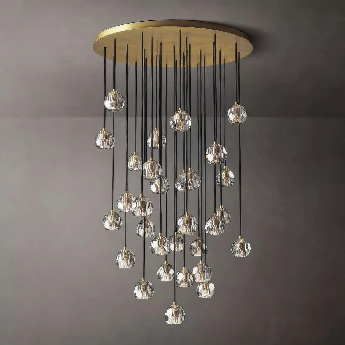 Boule De Cristal Round Cluster Chandelier