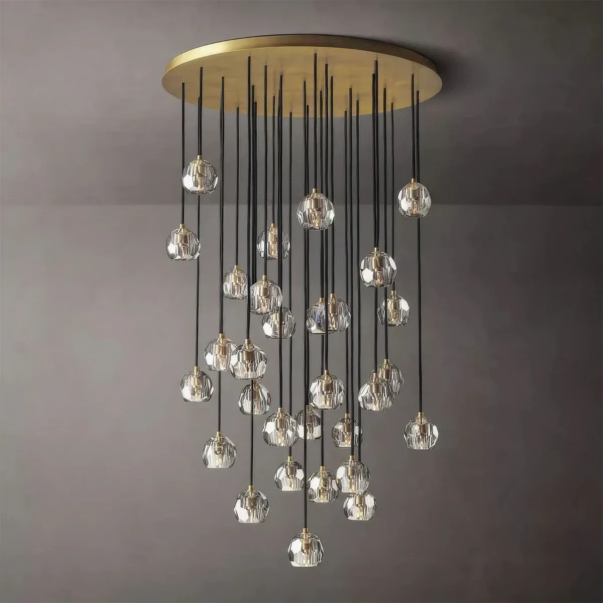 Boule De Cristal Round Cluster Chandelier