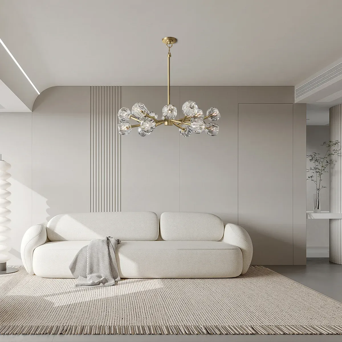 Boule De Cristal Glass Chandelier