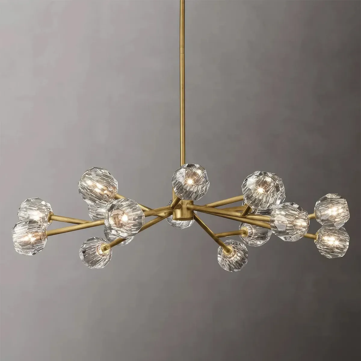 Boule De Cristal Glass Round Chandelier
