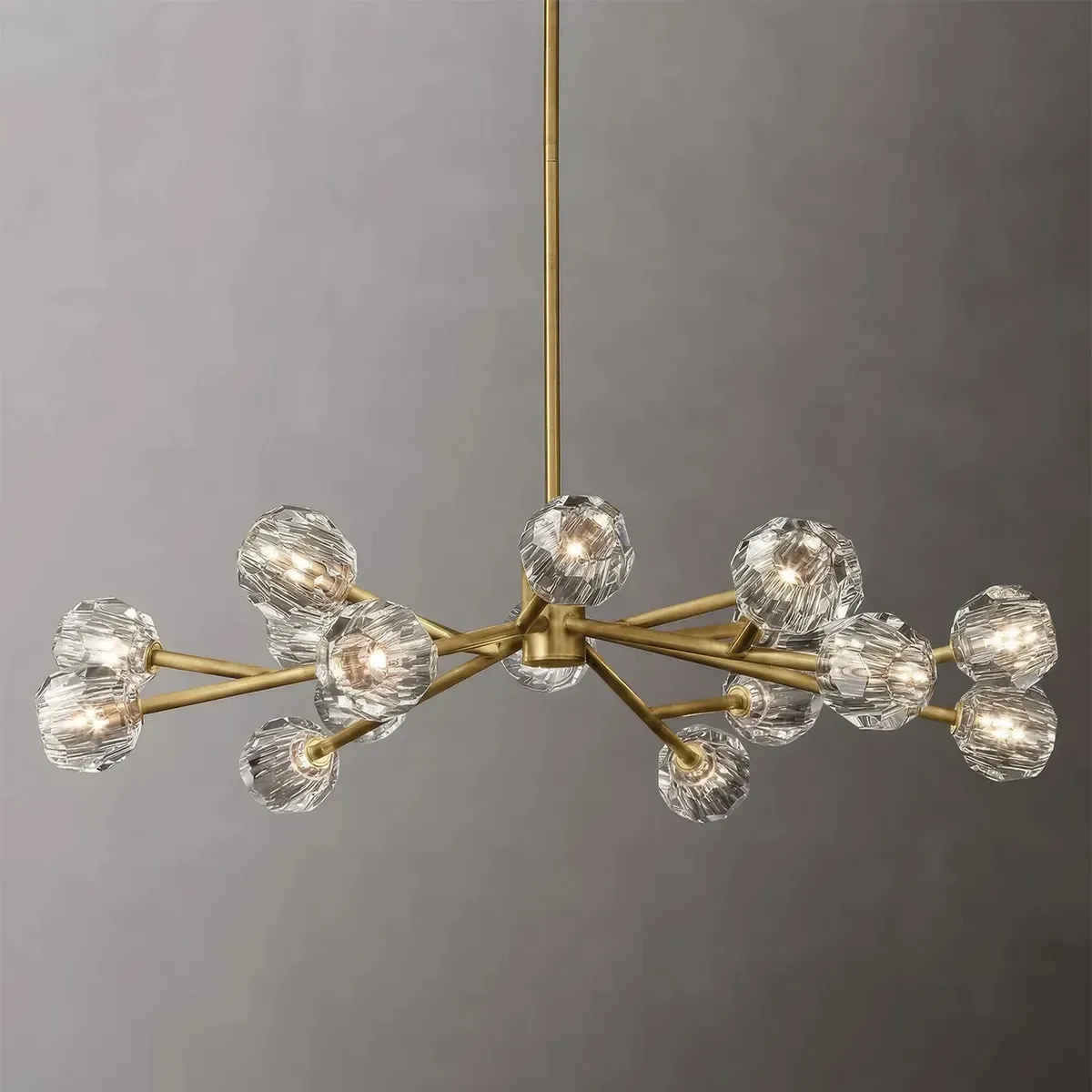 Boule De Cristal Glass Round Chandelier