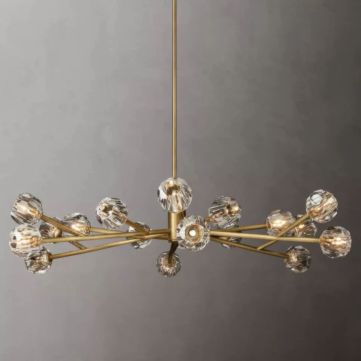 Boule De Cristal Glass Round Chandelier