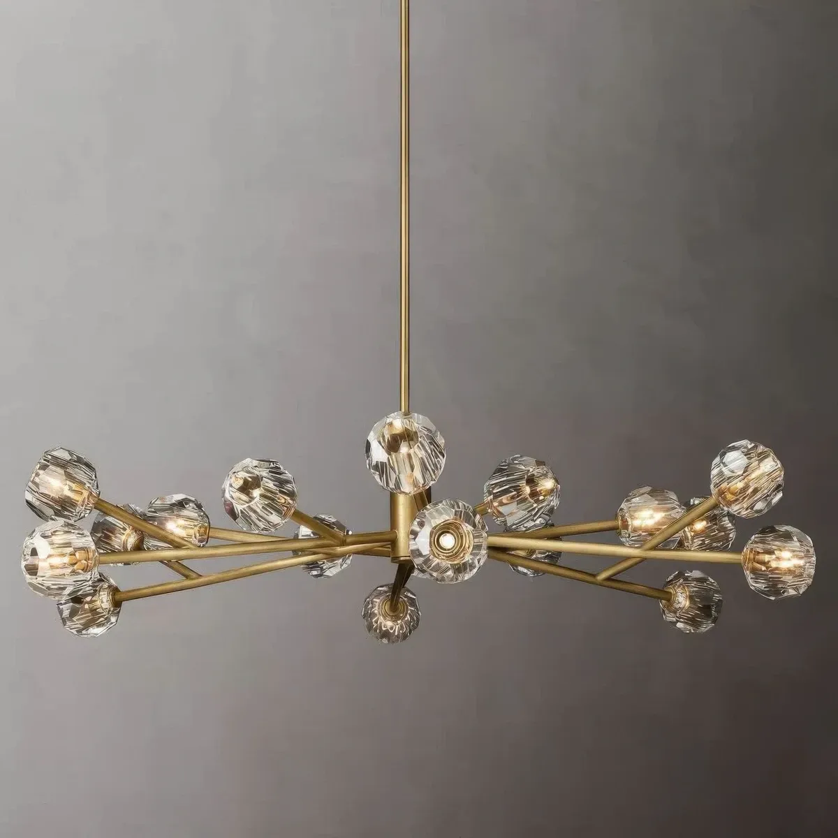 Boule De Cristal Glass Round Chandelier