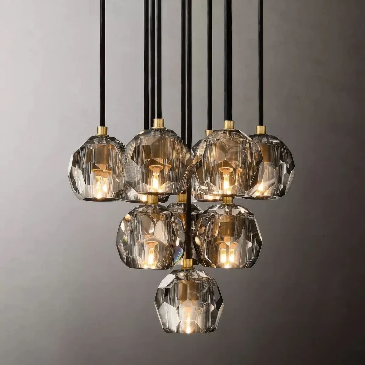 Boule De Cristal Round Cluster Chandelier