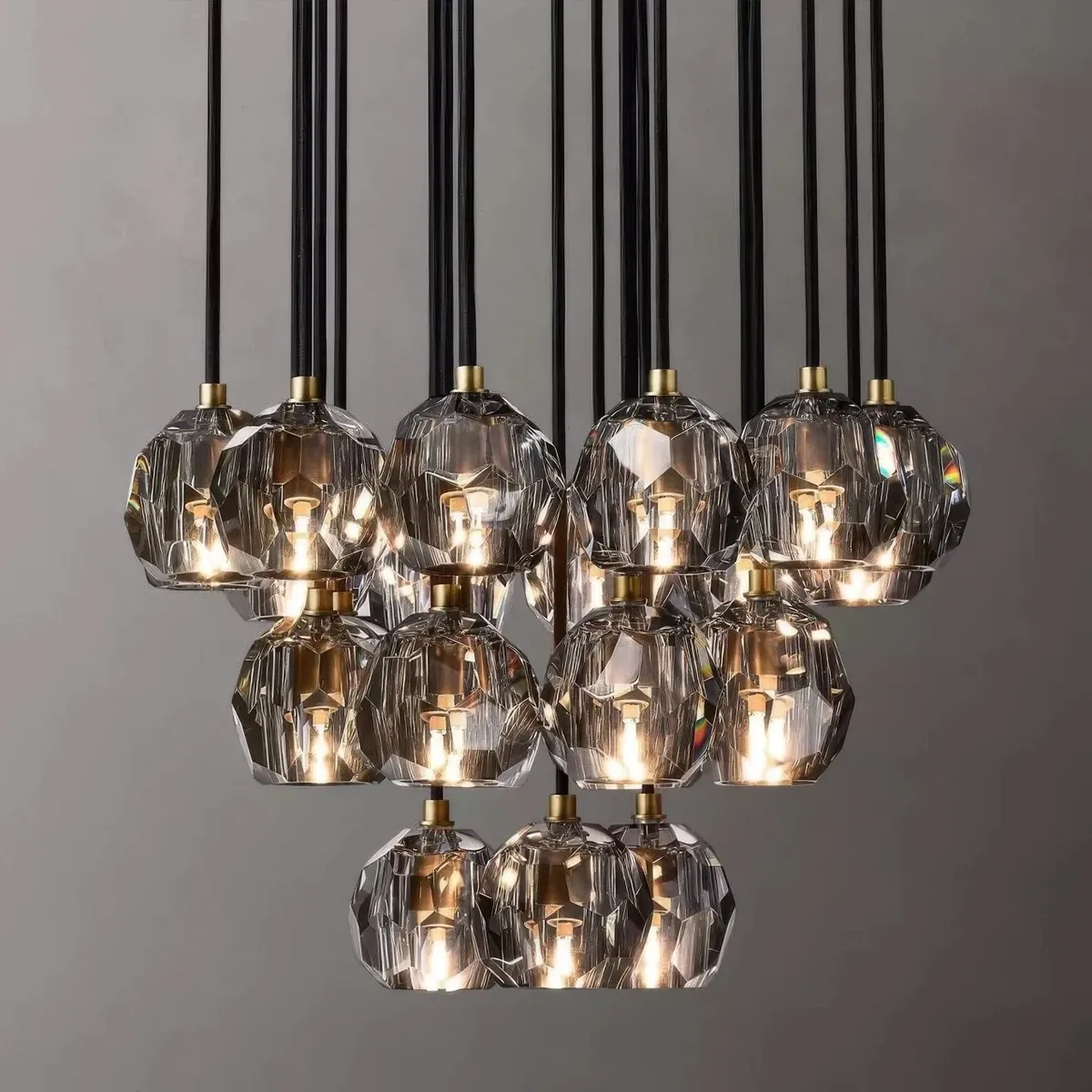 Boule De Cristal Round Cluster Chandelier