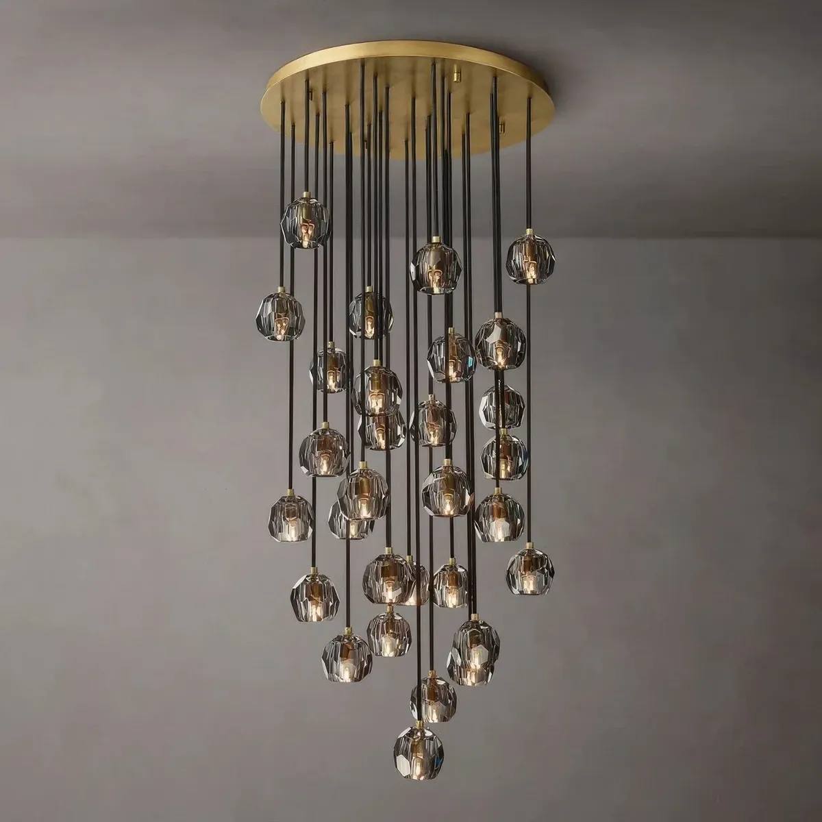 Boule De Cristal Round Cluster Chandelier