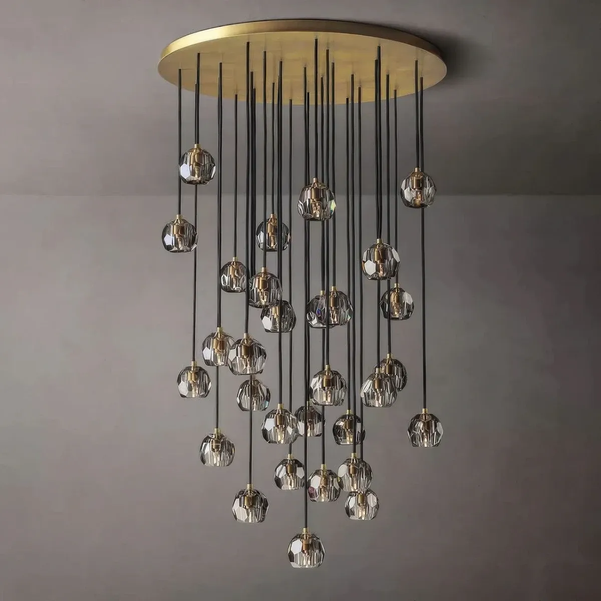 Boule De Cristal Round Cluster Chandelier