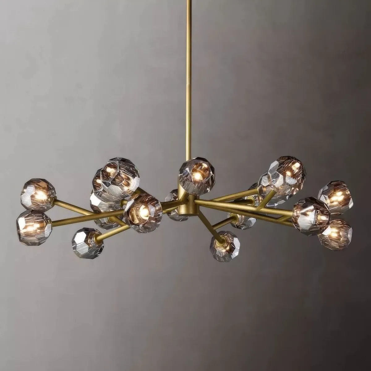 Boule De Cristal Glass Round Chandelier