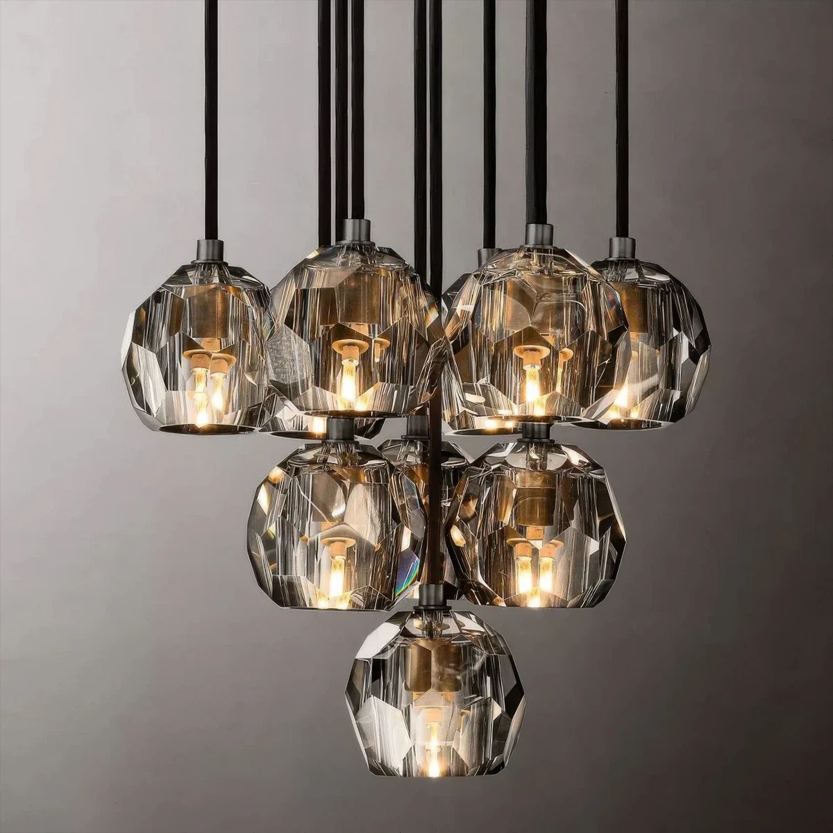 Boule De Cristal Round Cluster Chandelier