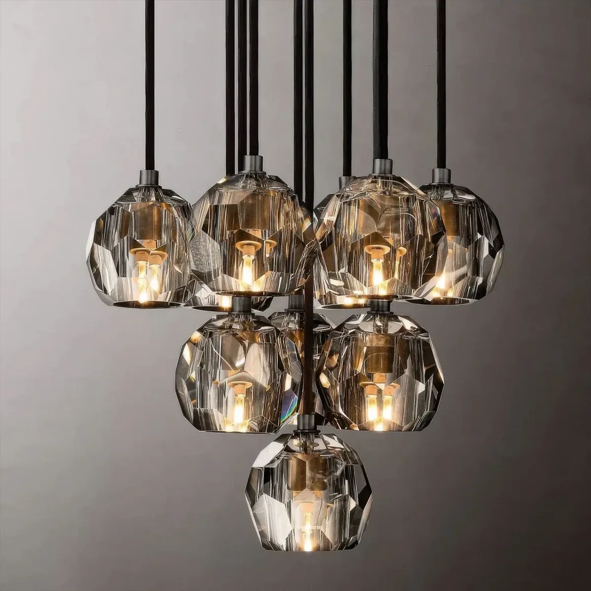 Boule De Cristal Round Cluster Chandelier