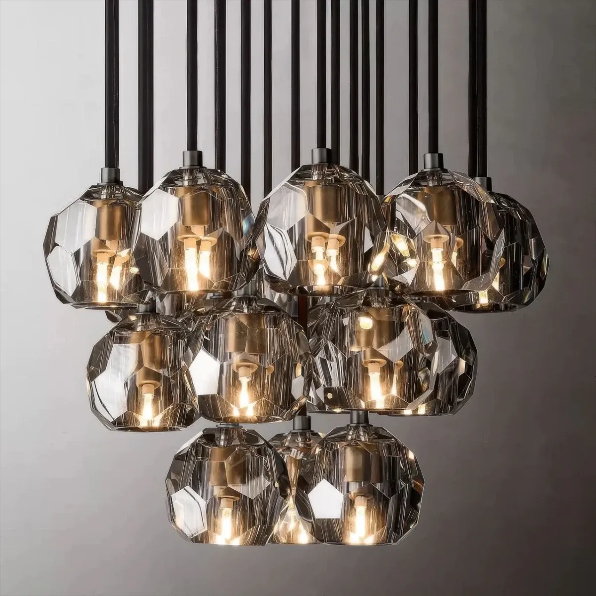 Boule De Cristal Round Cluster Chandelier