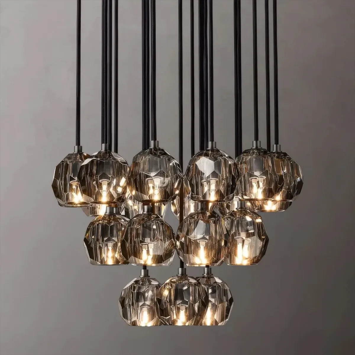 Boule De Cristal Round Cluster Chandelier
