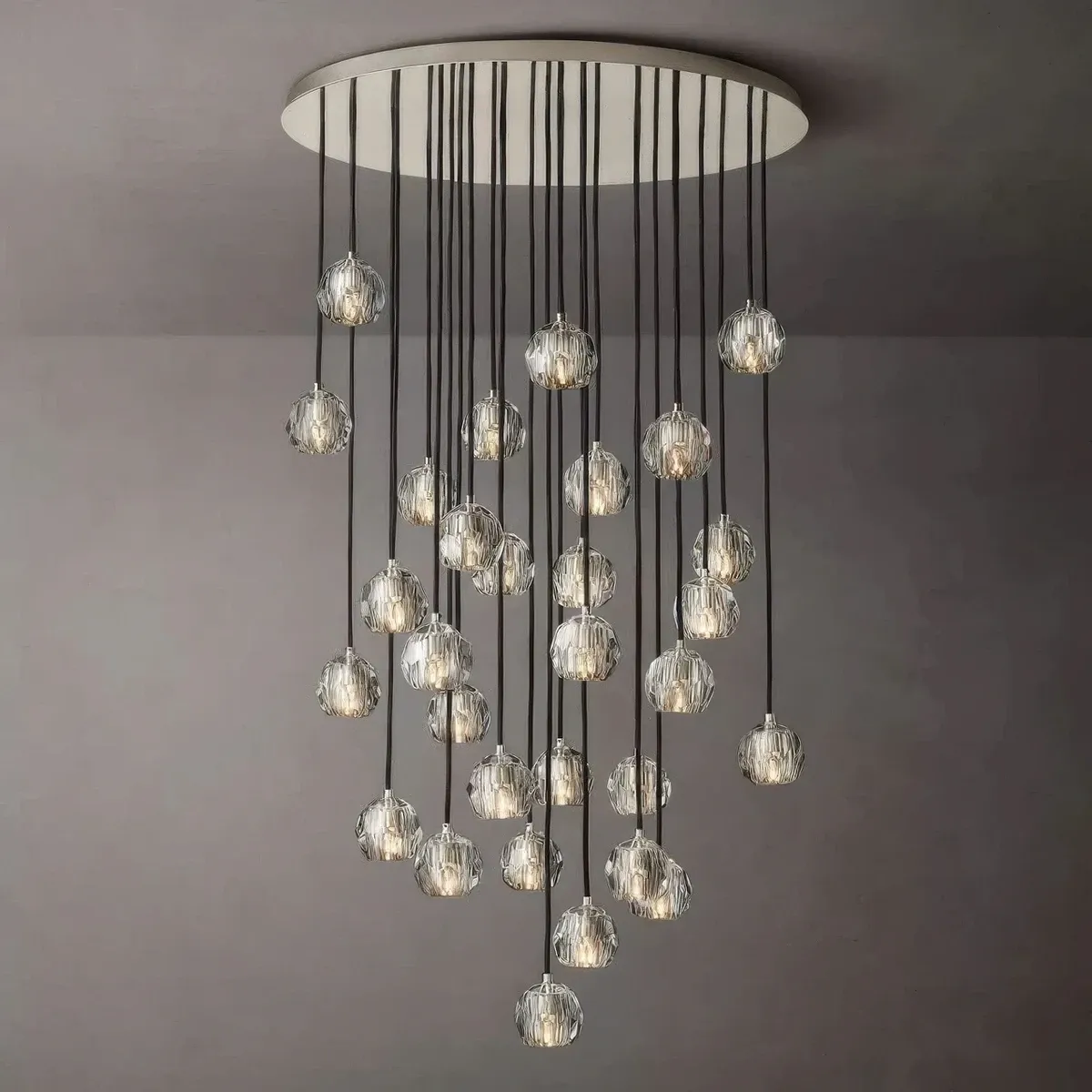 Boule De Cristal Round Cluster Chandelier
