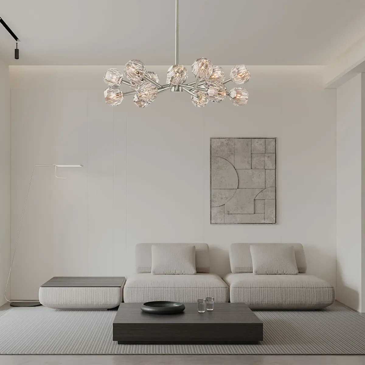 Boule De Cristal Glass Chandelier