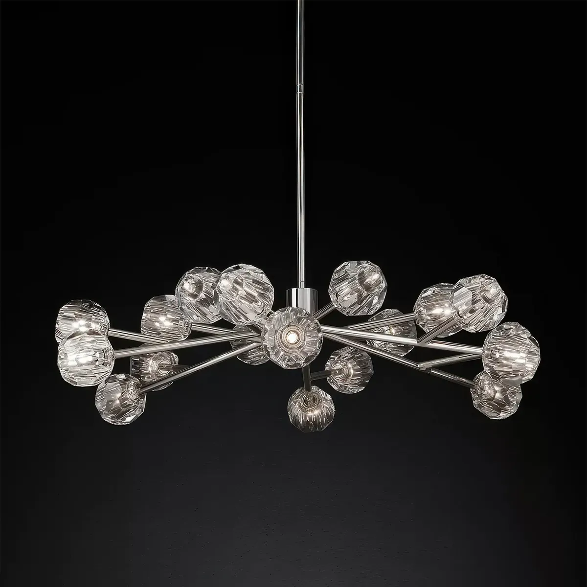 Boule De Cristal Glass Round Chandelier