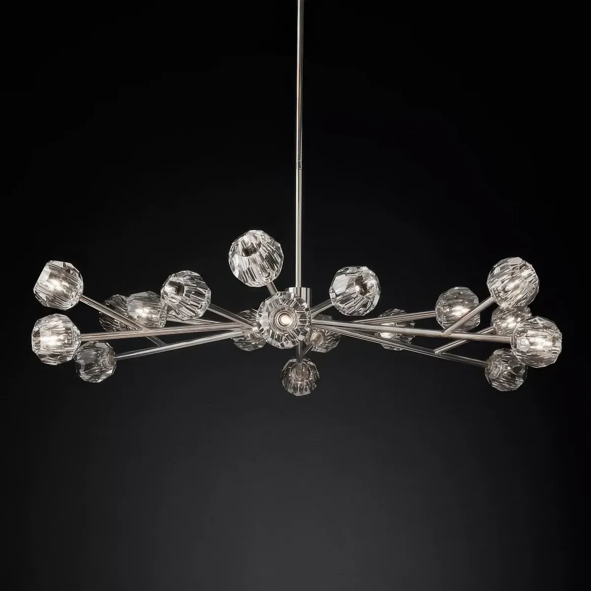 Boule De Cristal Glass Round Chandelier