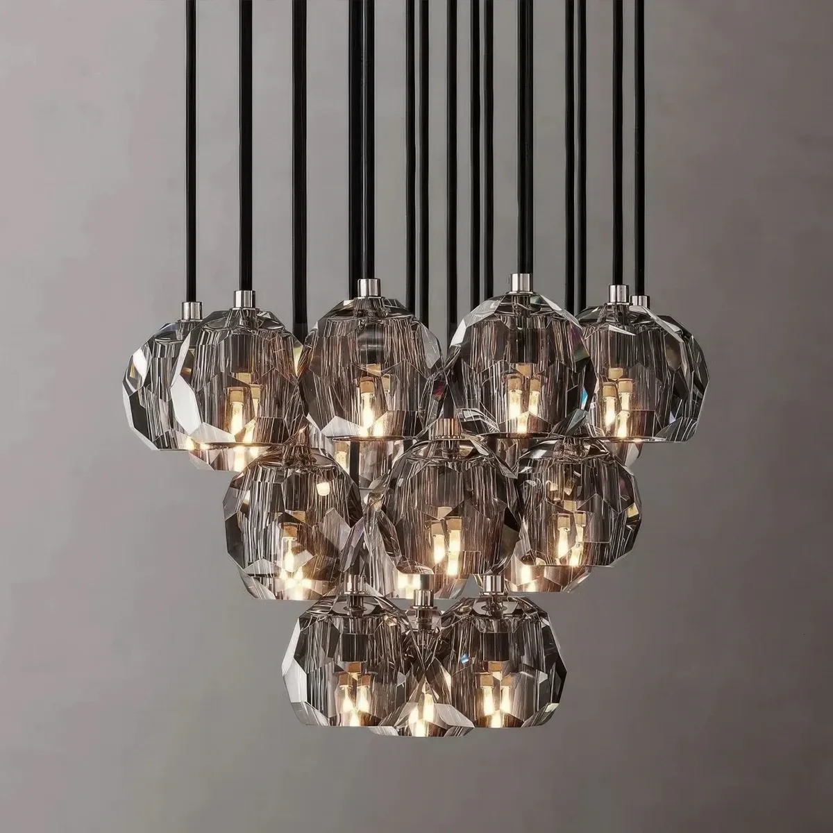 Boule De Cristal Round Cluster Chandelier