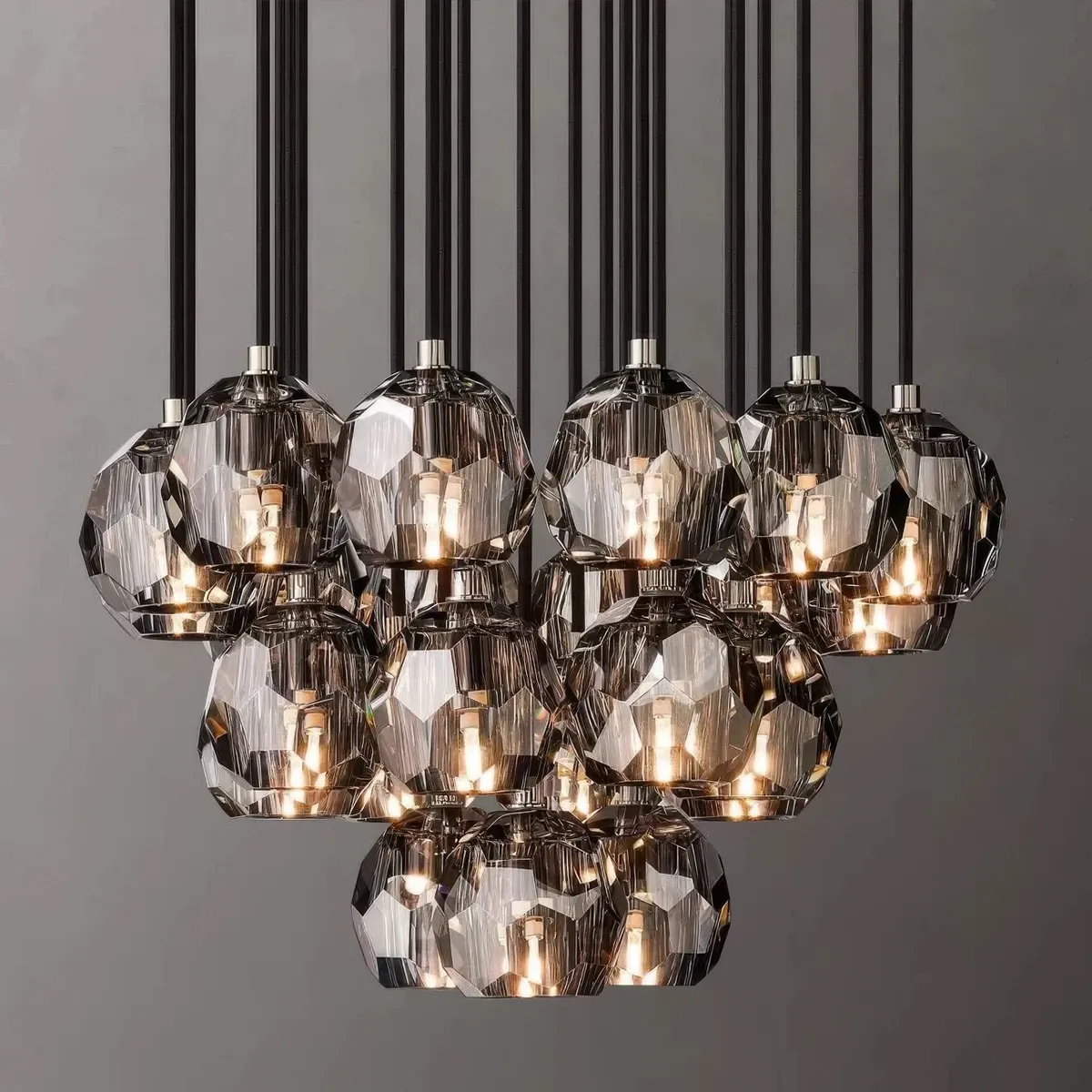 Boule De Cristal Round Cluster Chandelier