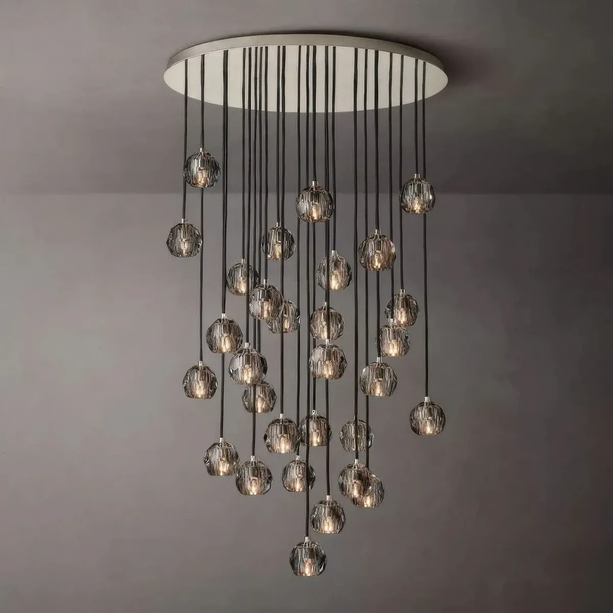 Boule De Cristal Round Cluster Chandelier