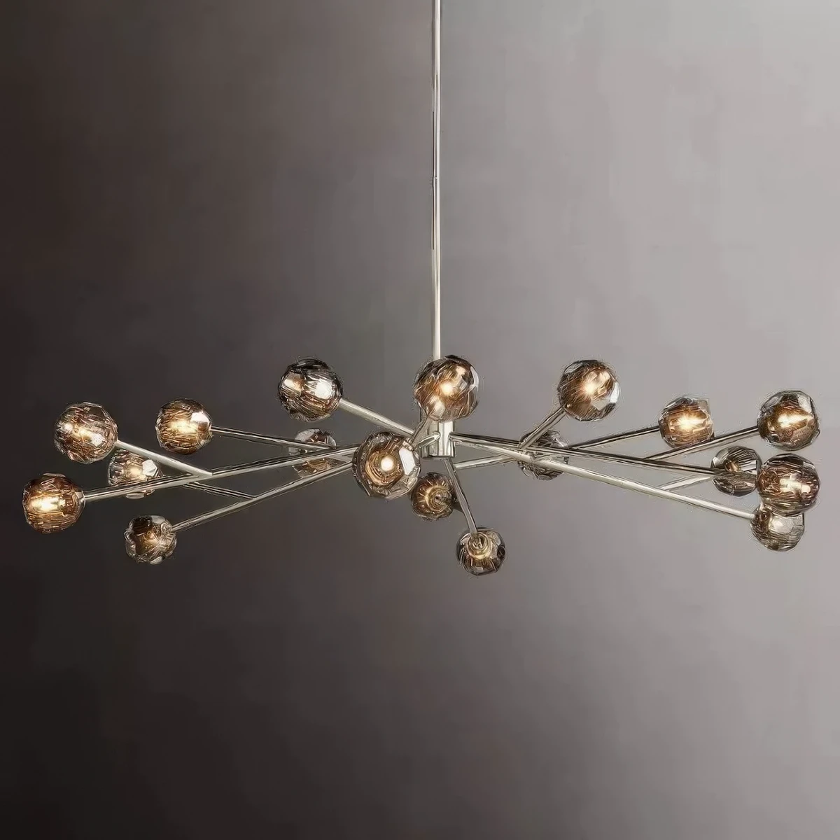 Boule De Cristal Glass Round Chandelier