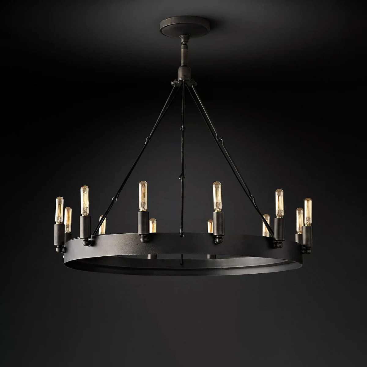 Camino Vintage Filament Round Chandelier