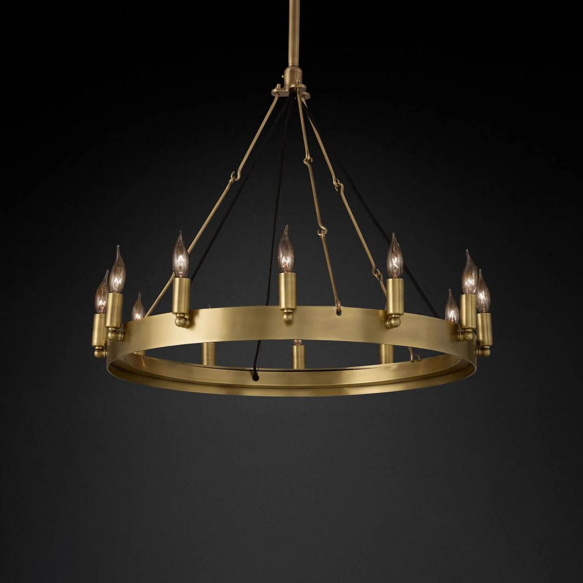 Camino Vintage Candelabra Round Chandelier