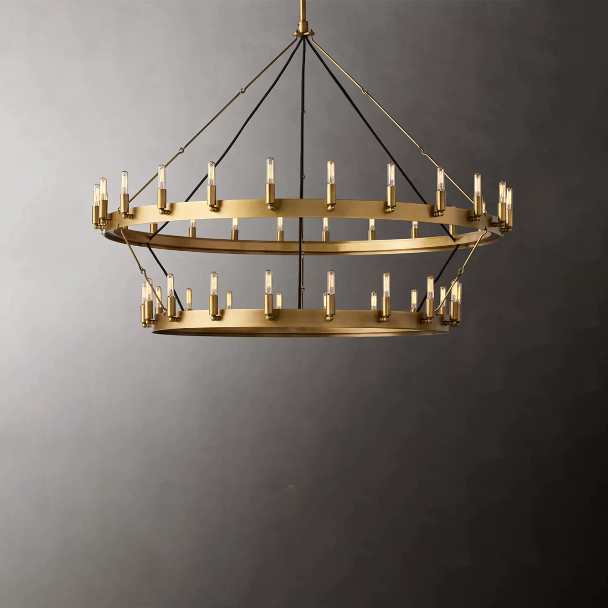 Camino Vintage Filament 2-Tier Chandelier