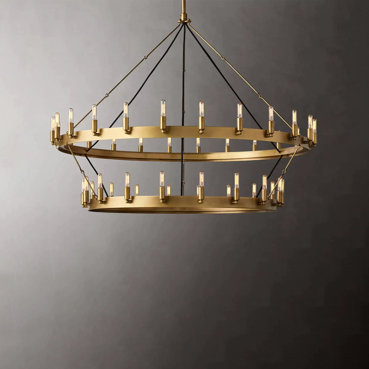 Camino Vintage Filament 2-Tier Chandelier