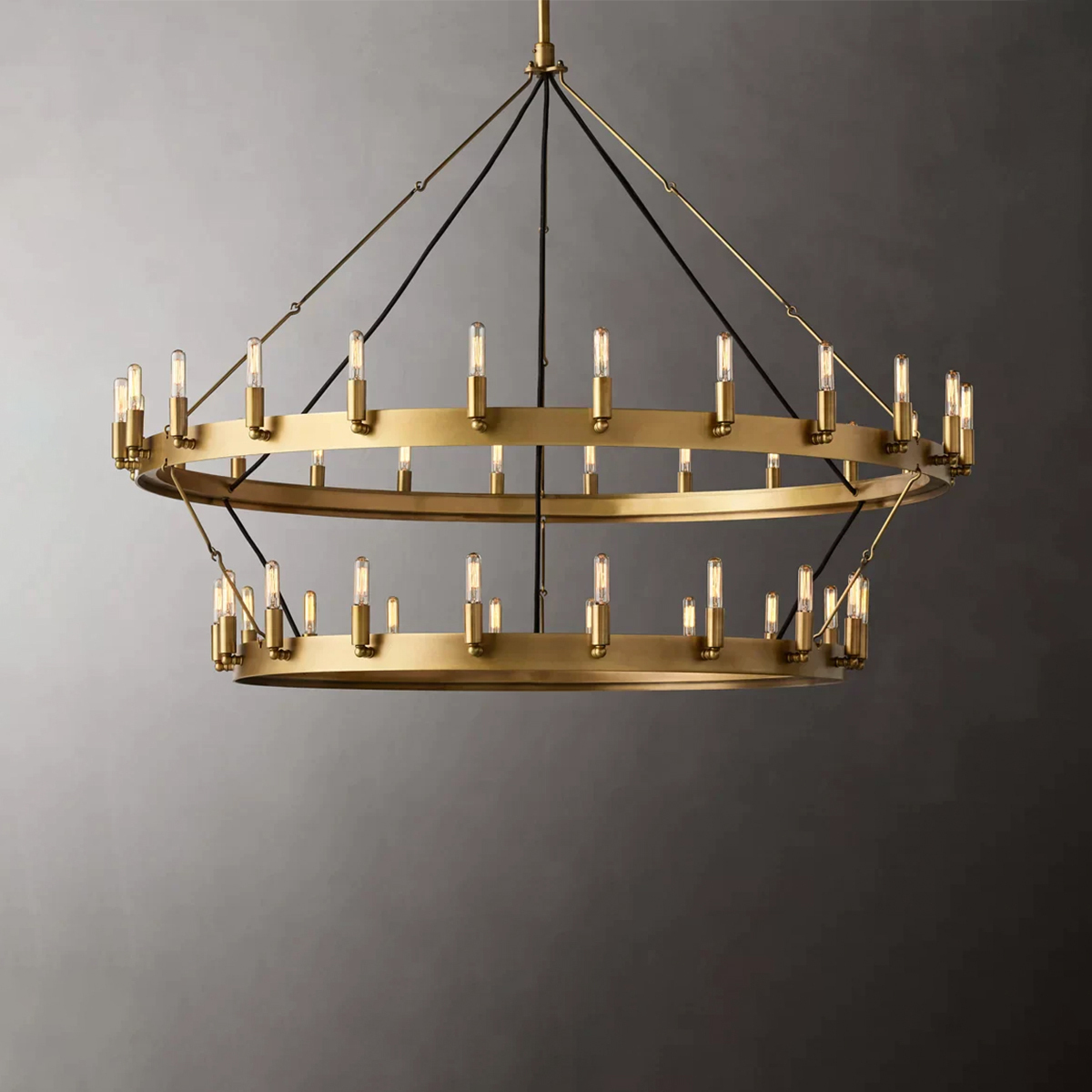 Camino Vintage Filament 2-Tier Chandelier