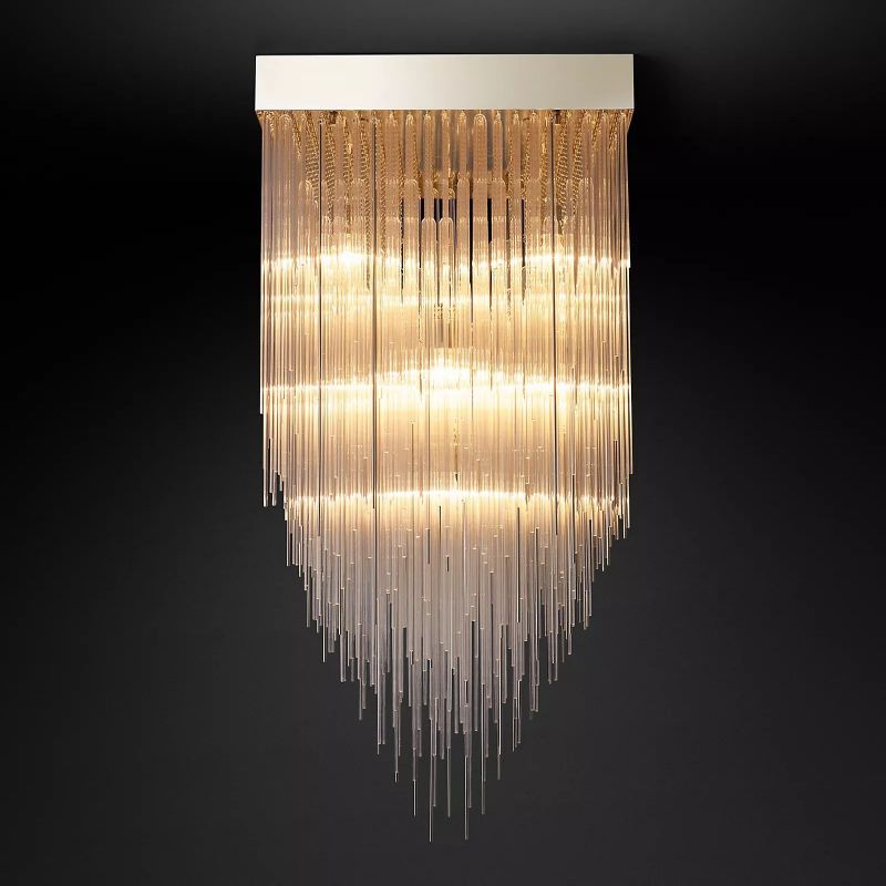 CASCADA SQUARE CHANDELIER 30"