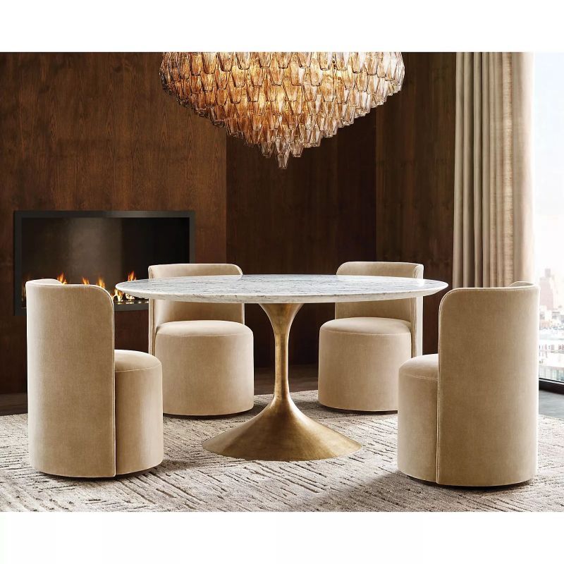 CHIARA SMOKE GLASS TIERED ROUND CHANDELIER 62"