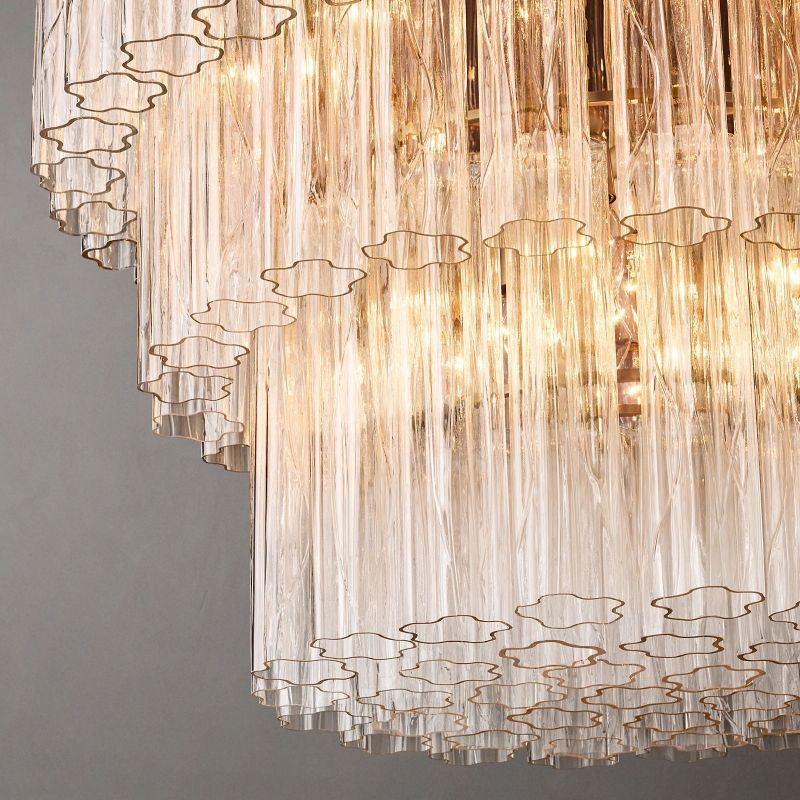 CIELO THREE-TIER ROUND CHANDELIER 36"
