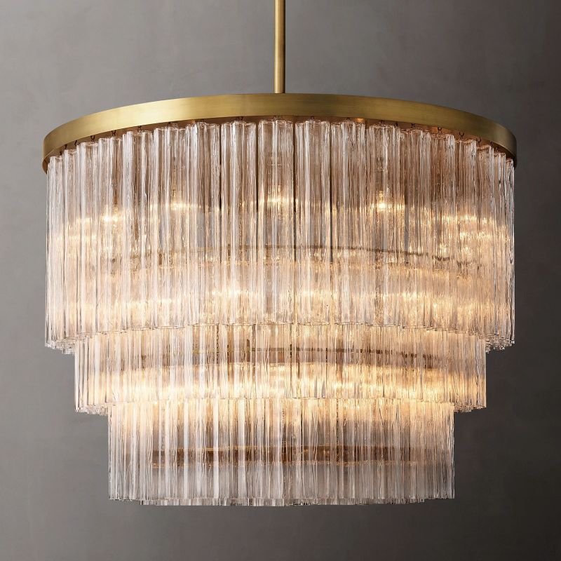 CIELO THREE-TIER ROUND CHANDELIER 48"