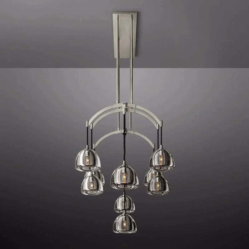 HEMISPHERE LINEAR CHANDELIER 54"