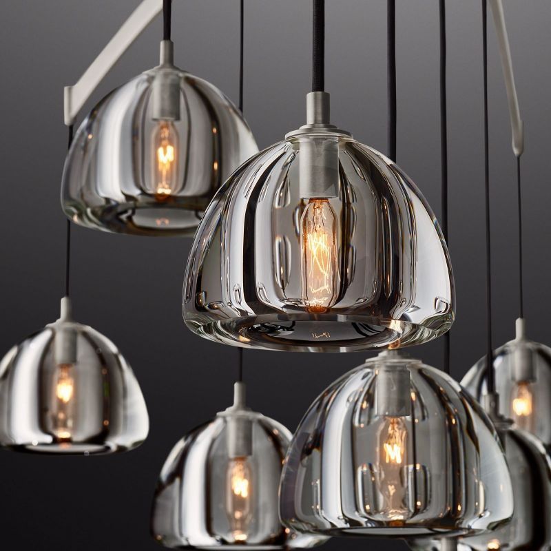 HEMISPHERE ROUND CHANDELIER 48"
