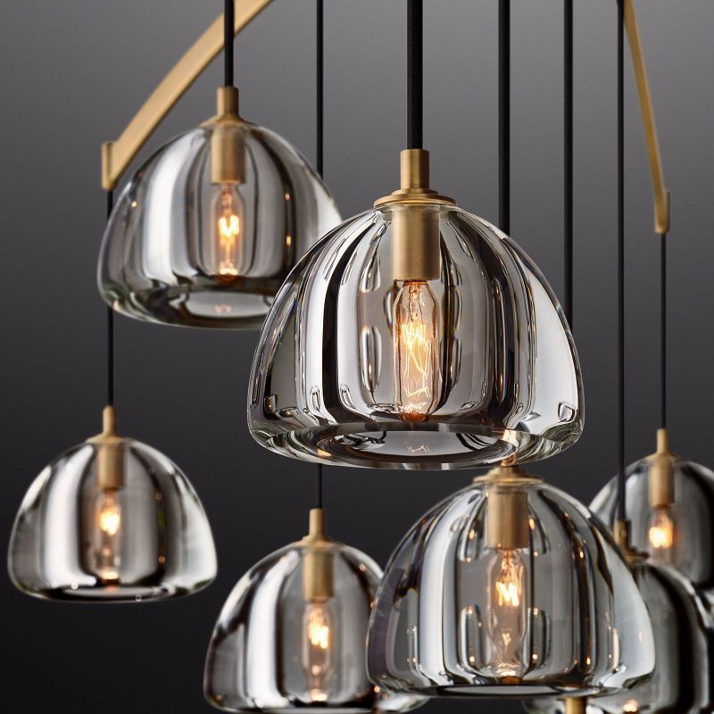 HEMISPHERE ROUND CHANDELIER 48"