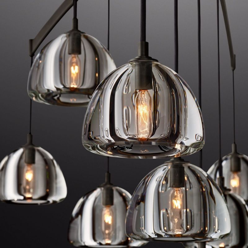 HEMISPHERE ROUND CHANDELIER 48"
