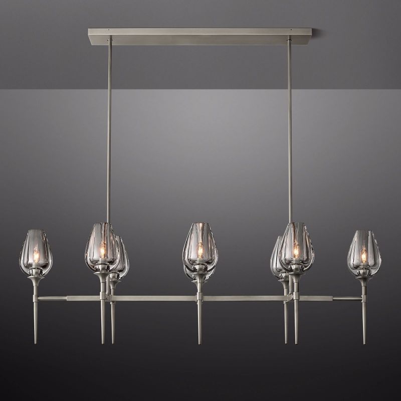 TULIP LINEAR CHANDELIER 52"