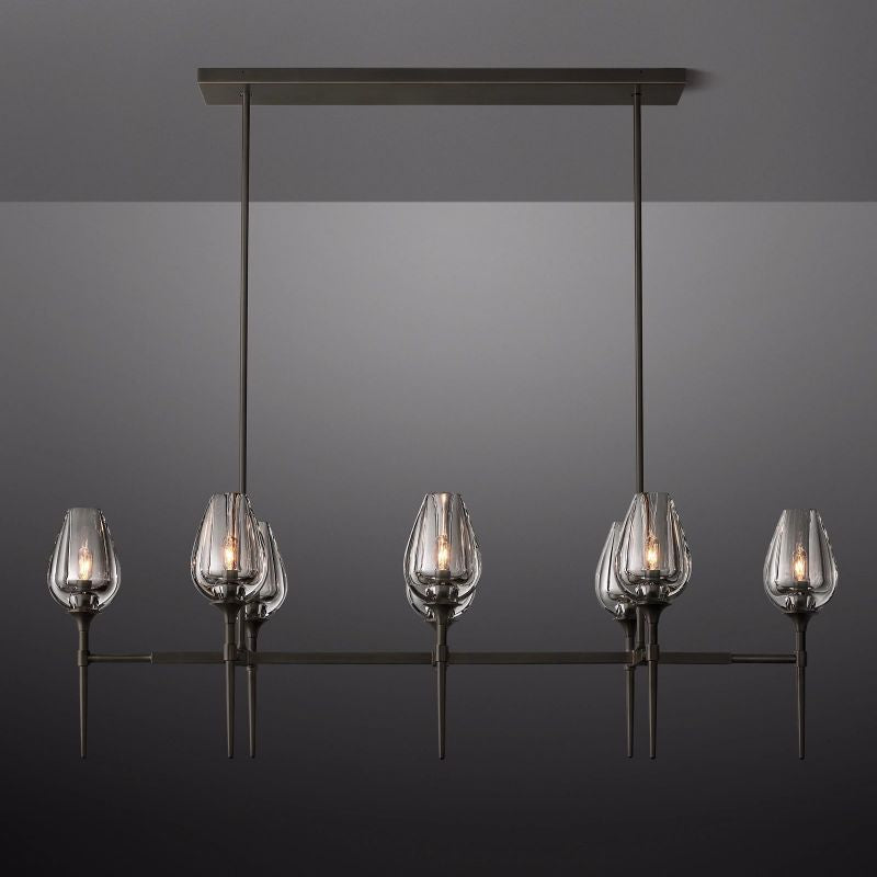 TULIP LINEAR CHANDELIER 52"