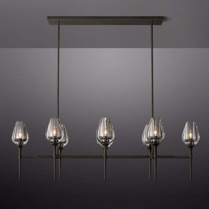 TULIP LINEAR CHANDELIER 52"