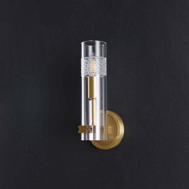 Chamont Brass Kaleidoscope Wall Sconce
