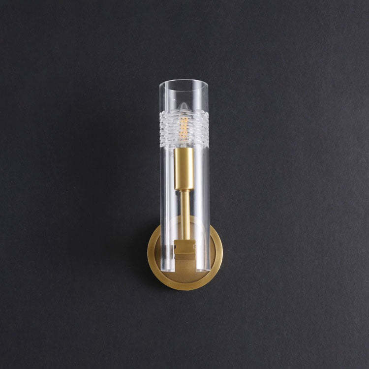 Chamont Brass Kaleidoscope Wall Sconce