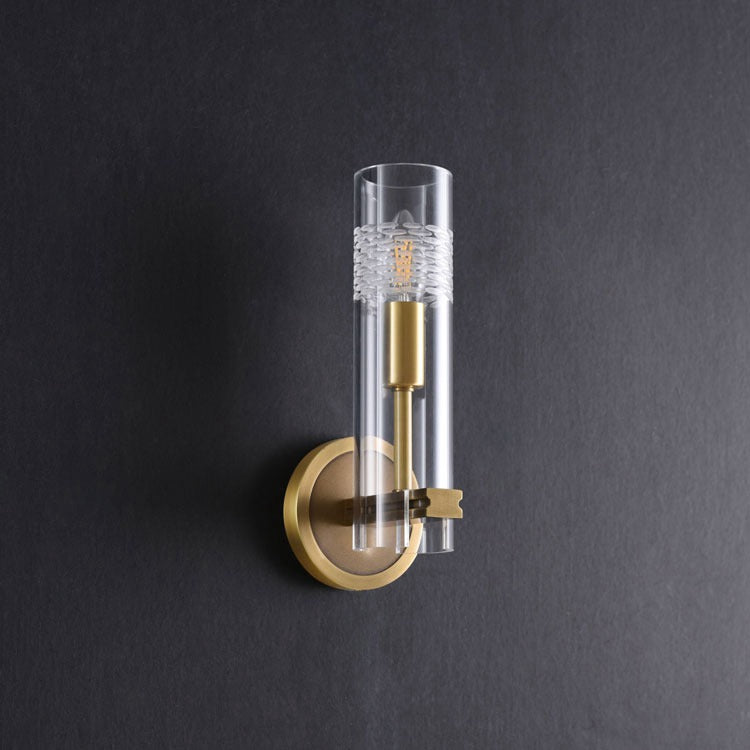 Chamont Brass Kaleidoscope Wall Sconce