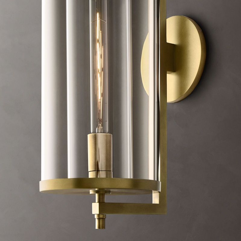Devaux Round Grand Sconce-HiLamps